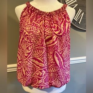 Women's Stylish Pink Summer Vacation Warm Weather Top Sienna Sky Size La…